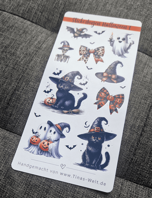 Stickerbogen Halloween 1 - Deko Sticker – Bild 4