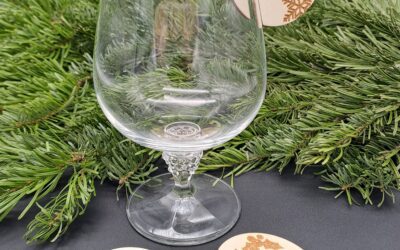 Glasanhänger rund – Namensschild zum Einhängen