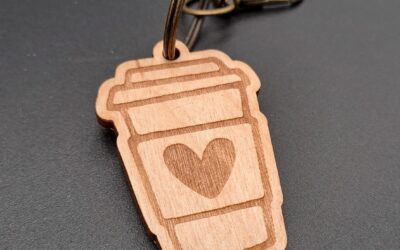 Schlüsselanhänger Kaffeebecher