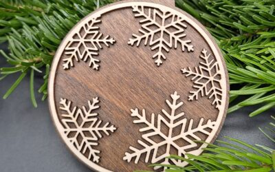 Baumschmuck Weihnachtskugel mehrlagig