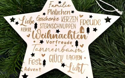 Weihnachtsstern einlagig