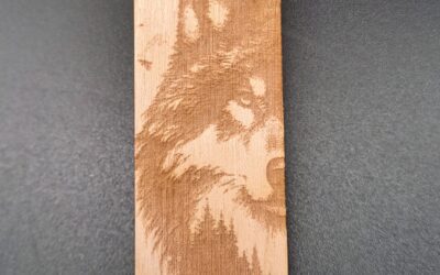 Schlüsselanhänger Wolf, Variante 2