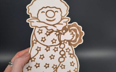 Clown Variante 2 – groß, weiß