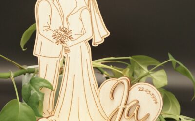 Hochzeitsgeschenk Brautpaar – Geldgeschenk Deko aus Holz