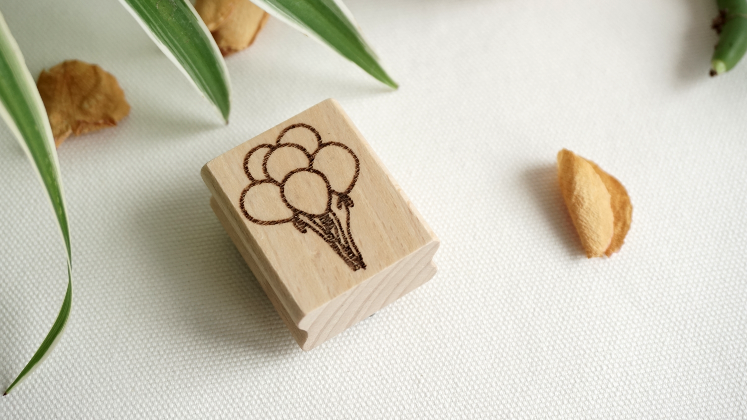 Holzstempel Luftballons – Bild 2